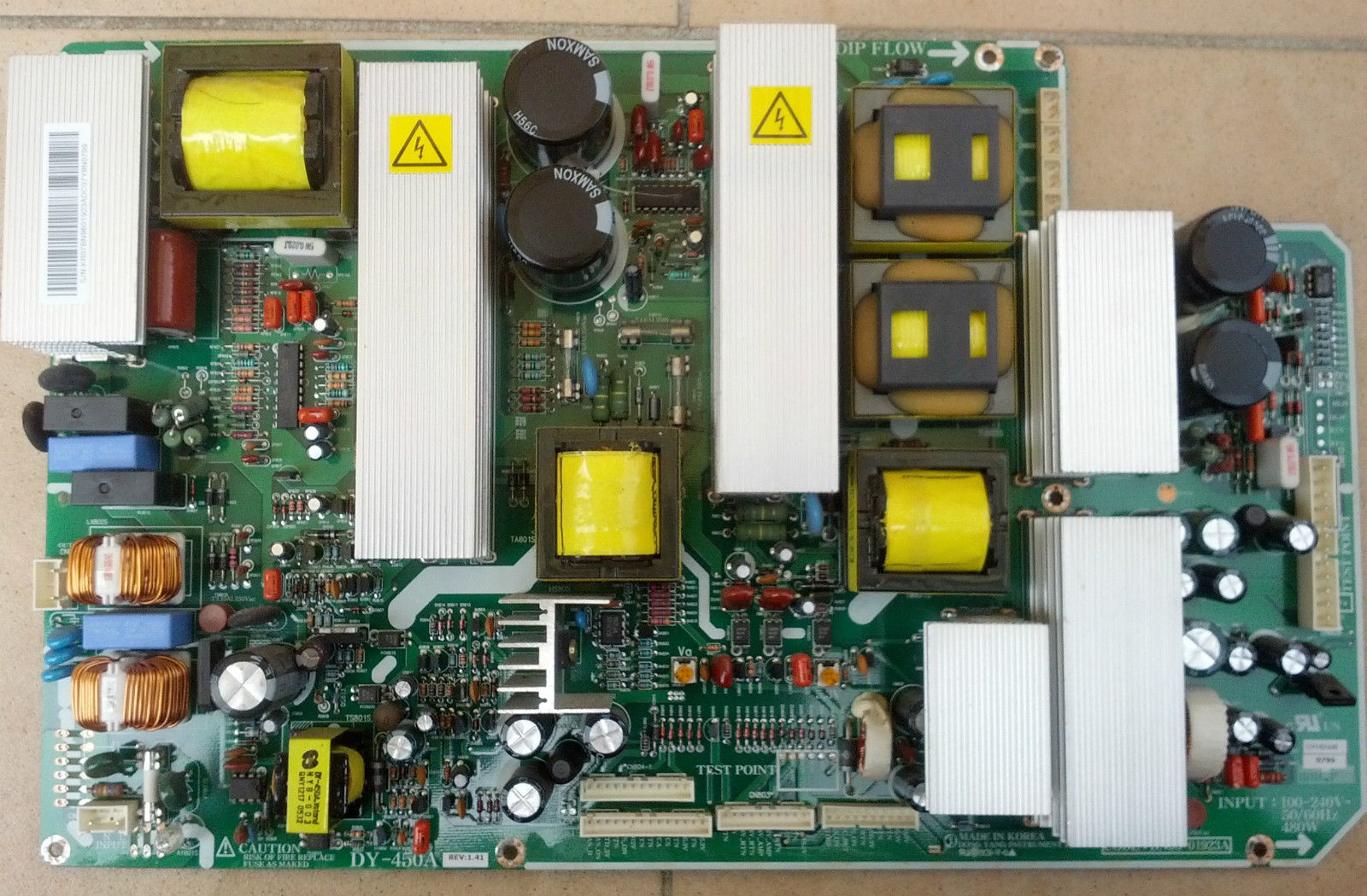 SAMSUNG PS42D5 POWER SUPPLY BOARD BN96-01923A DY-450A tested